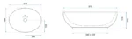 LAVOAR PE BLAT CAROLA SLIM WHITE