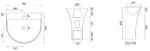 LAVOAR FREESTANDING RITA WHITE